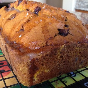 Tuesday Cook Off ~ Chocolate Chip Pumpkin Bread